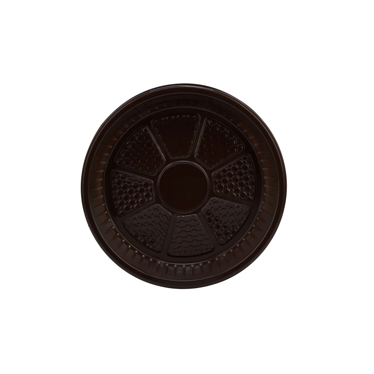 Colored Round Plastic Plate - Image 4