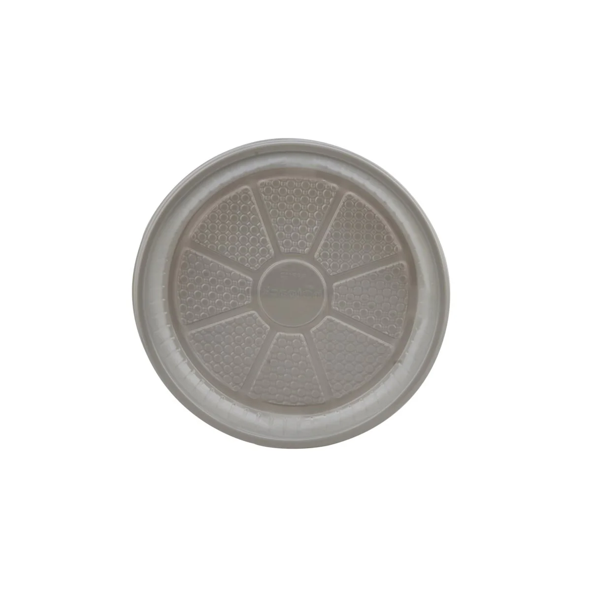 Colored Round Plastic Plate - Image 9