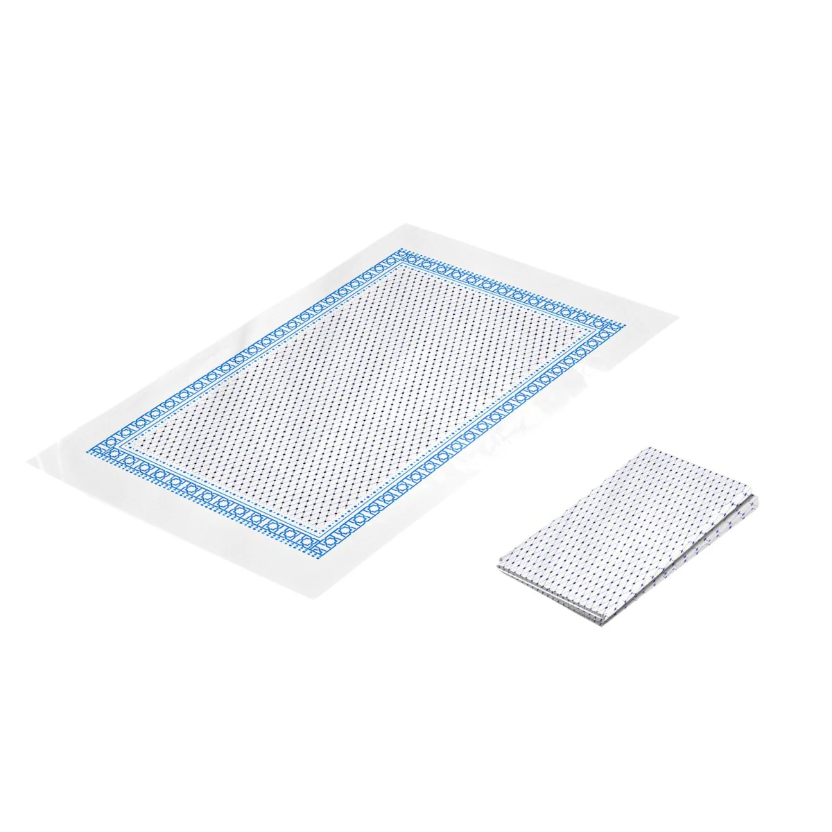 Disposable Prayer Mat Folded Sheets 60 x 115 cm