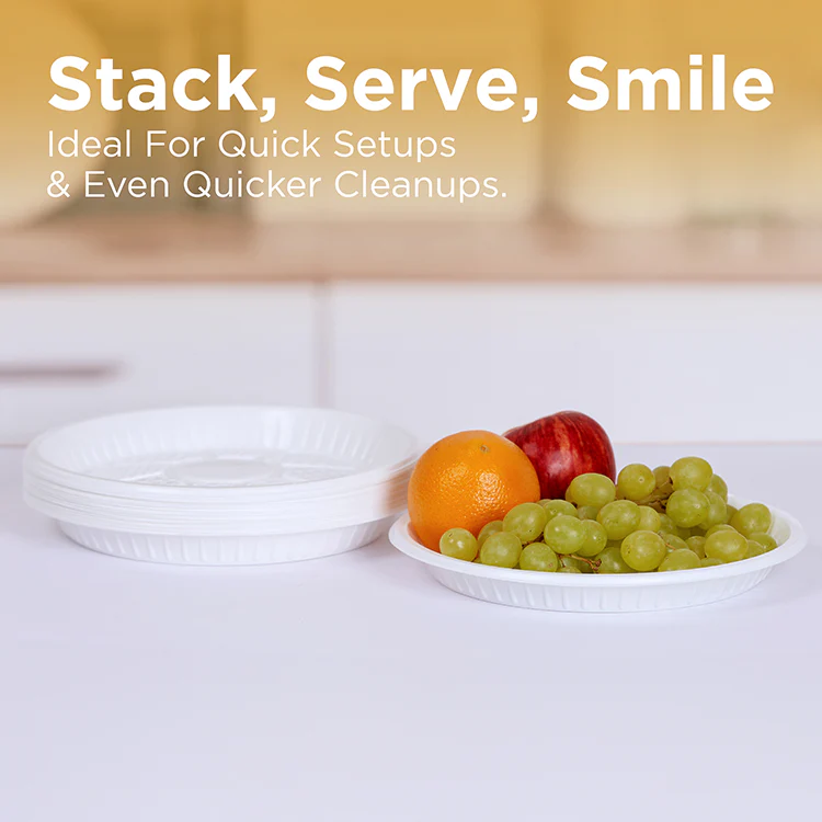 Disposable Tableware Combo Set | Plates, Bowls, Cups & Napkins - Image 4