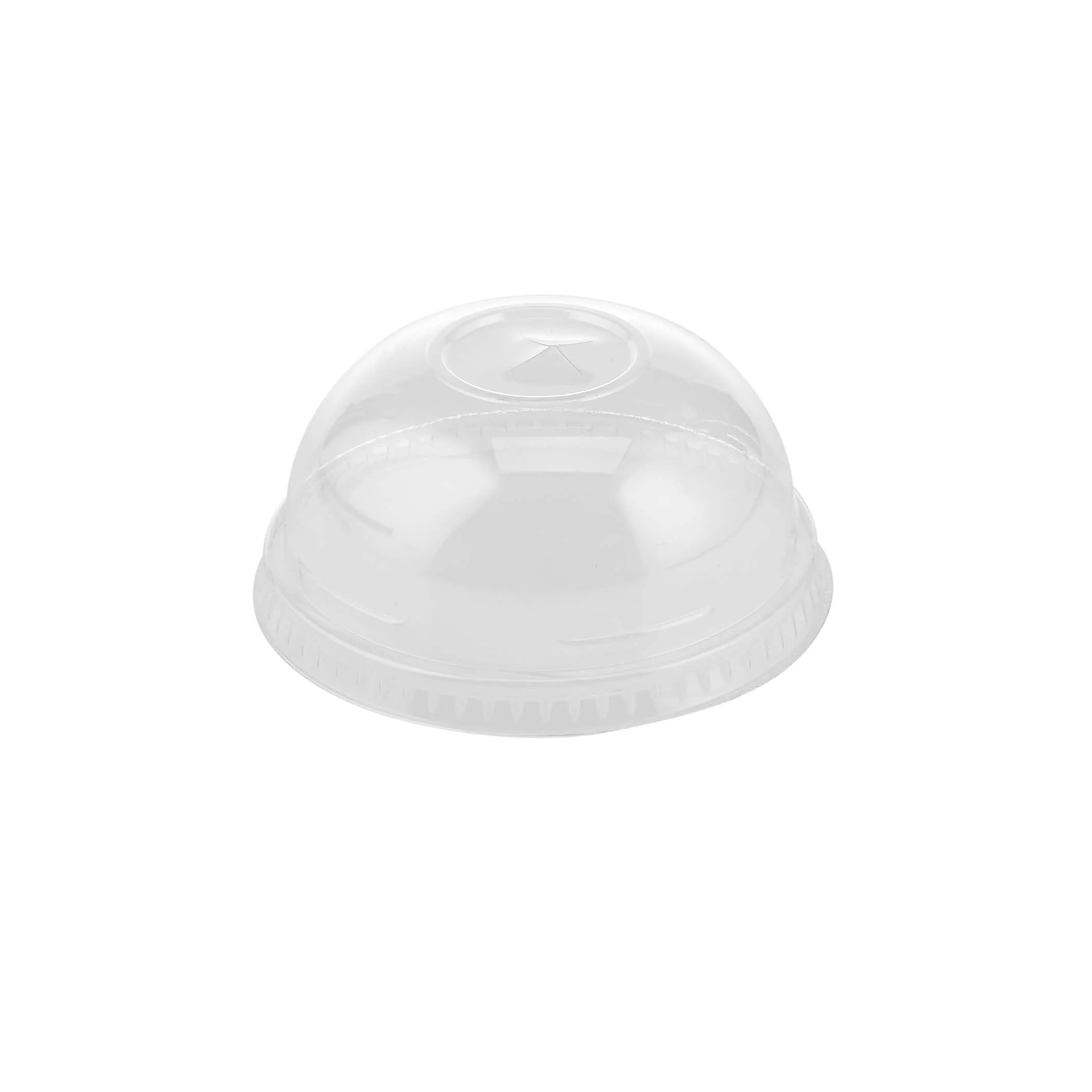 Dome Lid With Hole for PET Juice Cup 12/14/16/20/24 oz, 98 Diameter