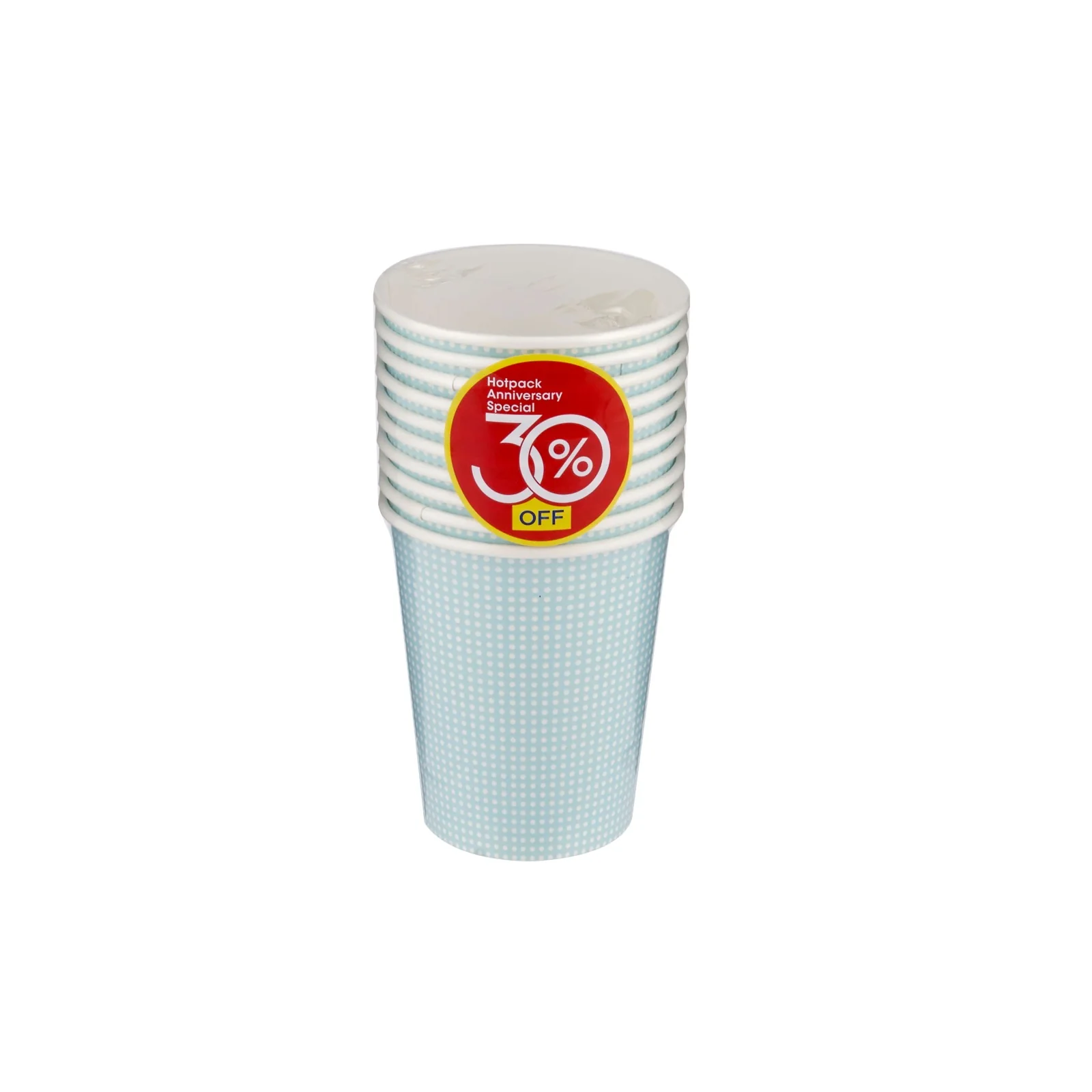 Dotted Design Heavy Duty Single Wall Paper Cups - Image 6