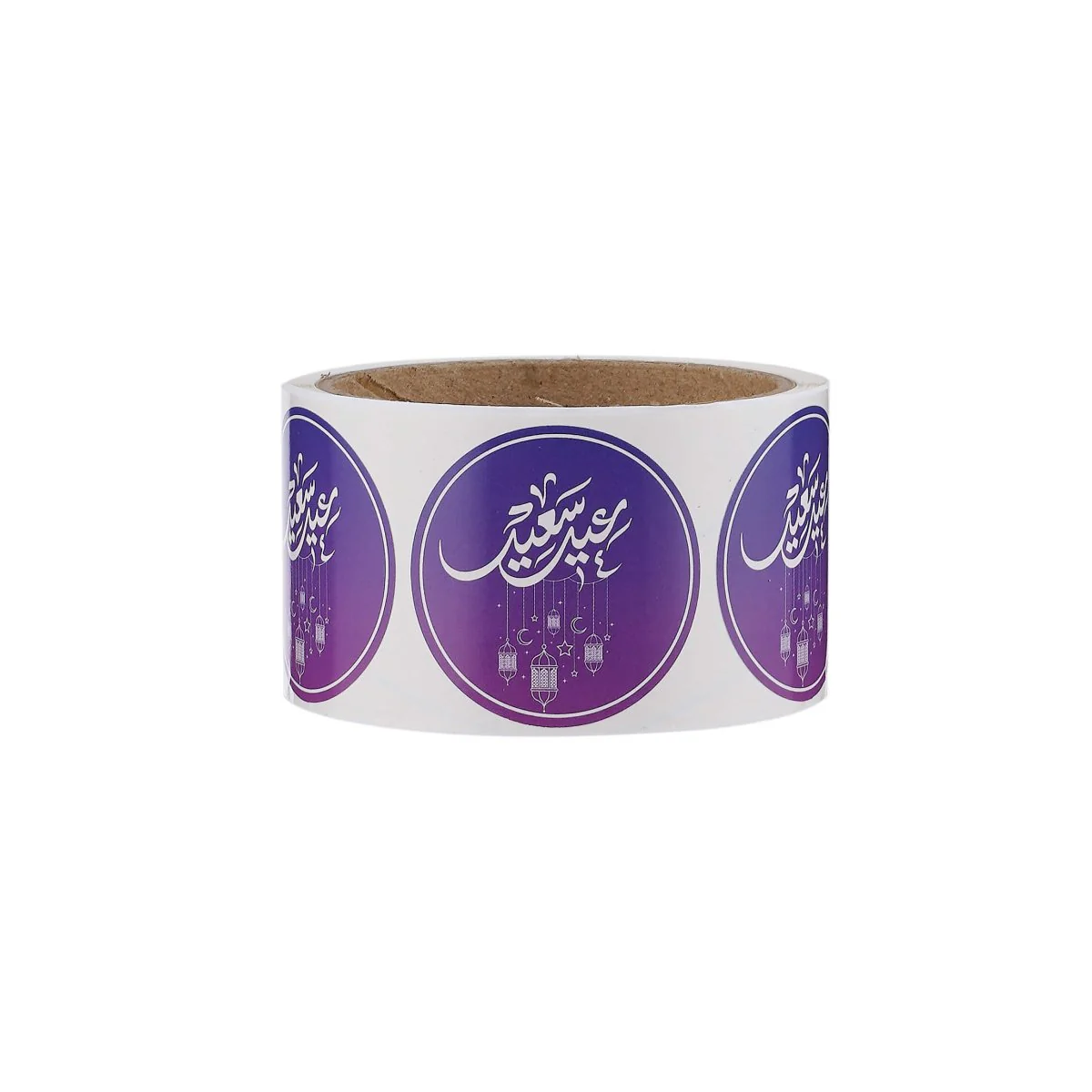 Eid Mubarak Sticker Roll 250 Pieces x 4 Designs - Image 3