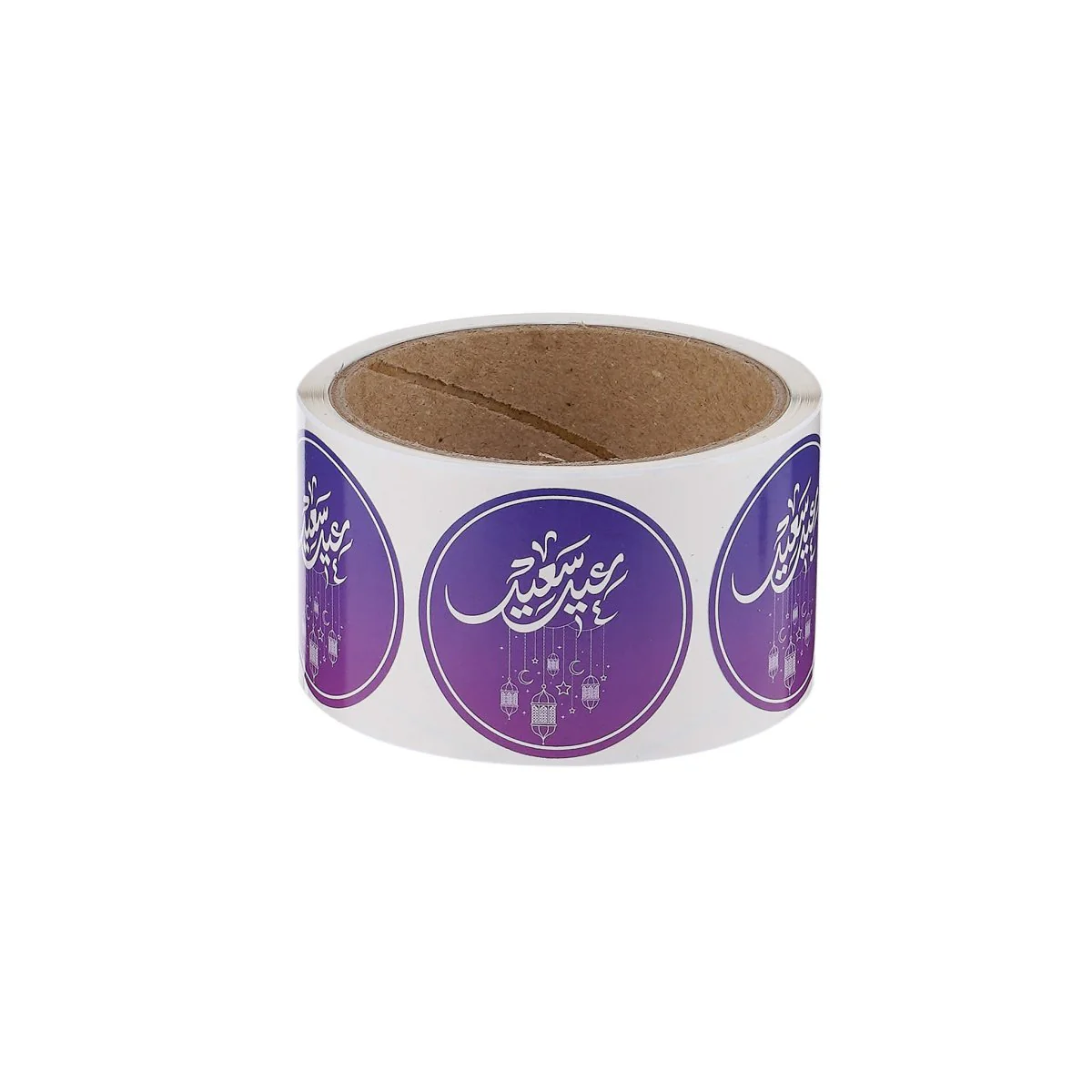 Eid Mubarak Sticker Roll 250 Pieces x 4 Designs - Image 6