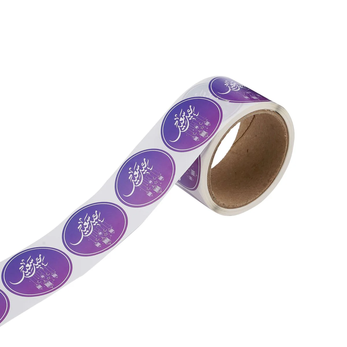 Eid Mubarak Sticker Roll 250 Pieces x 4 Designs - Image 7