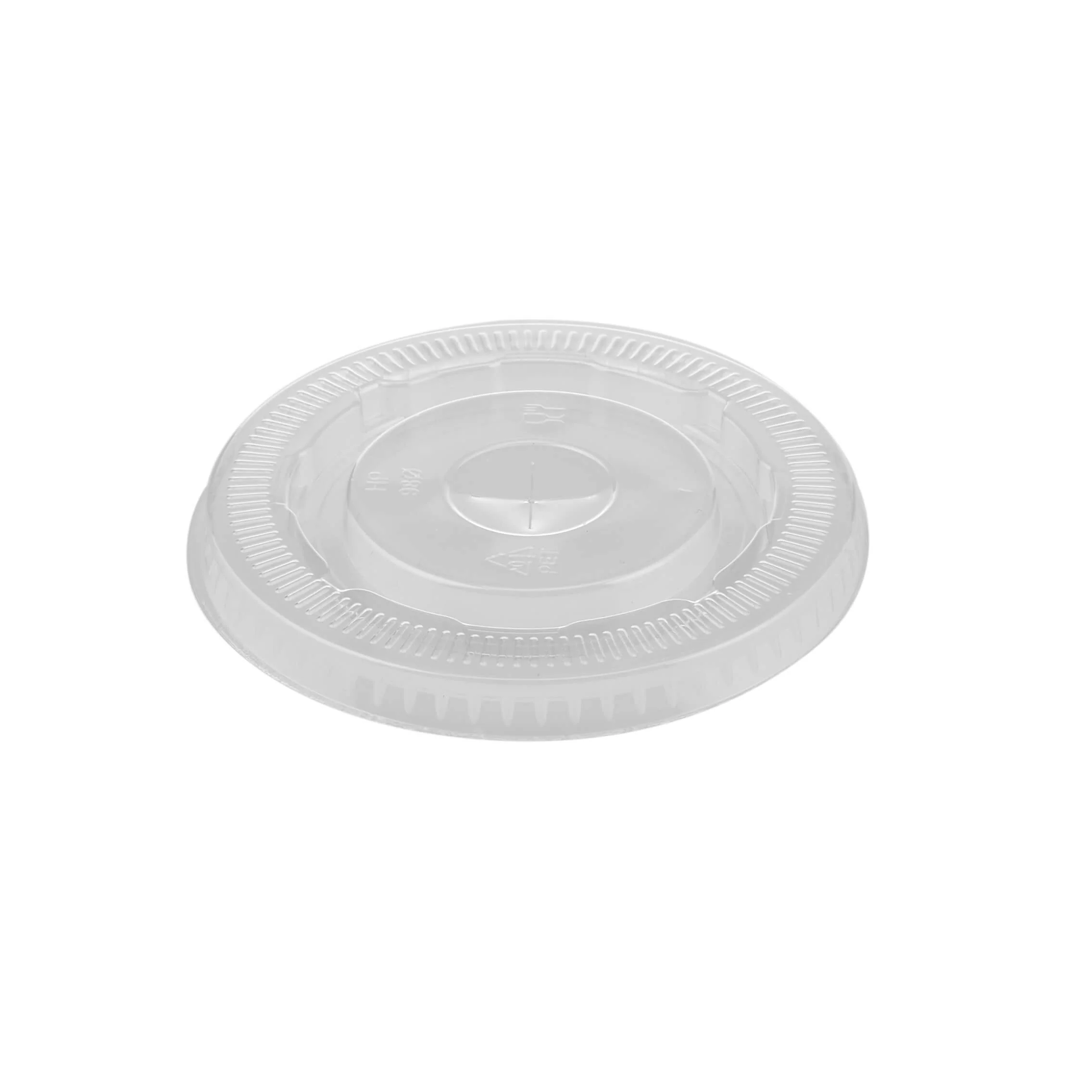 Flat Lid With Hole for PET Juice Cup 12/14/16/20/24 Oz 98 Diameter