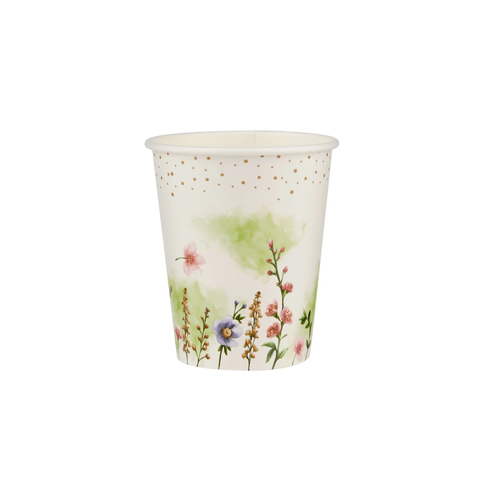 Floral Design Heavy Duty Paper Cups - Image 3