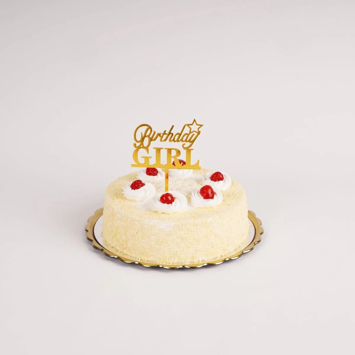 Golden Acrylic Cake Toppers 1 Piece - Image 3
