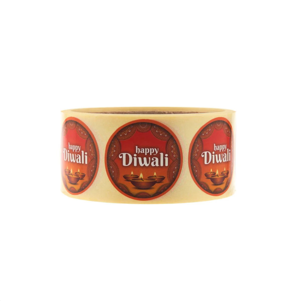 Happy Diwali Sticker Roll 250 Pieces