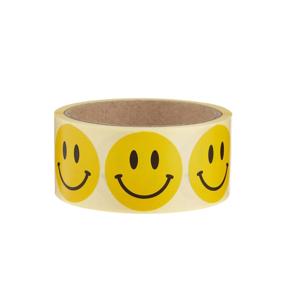 Happy Emoji Sticker Roll 250 Pieces - Image 2