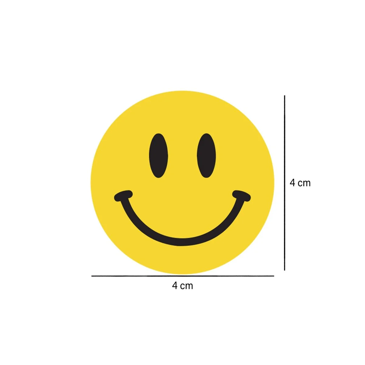 Happy Emoji Sticker Roll 250 Pieces - Image 3