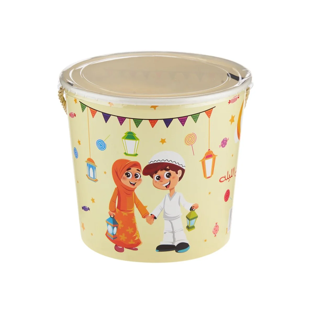 Ramadan Theme Printed Gift Bucket For Kids - Image 2