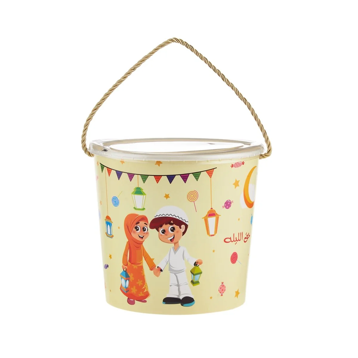 Ramadan Theme Printed Gift Bucket For Kids - Image 4