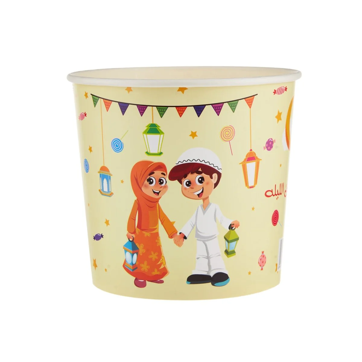 Ramadan Theme Printed Gift Bucket For Kids - Image 5