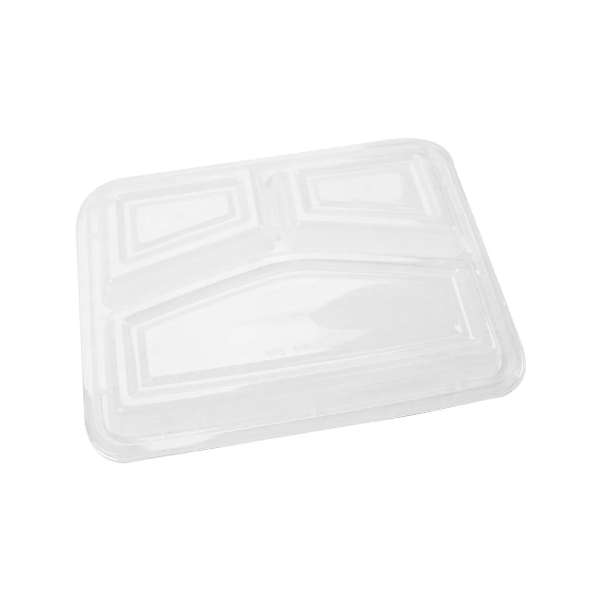 Heavy Duty Black Base Rectangular 3-Compartment Container 300 Pieces - Image 12