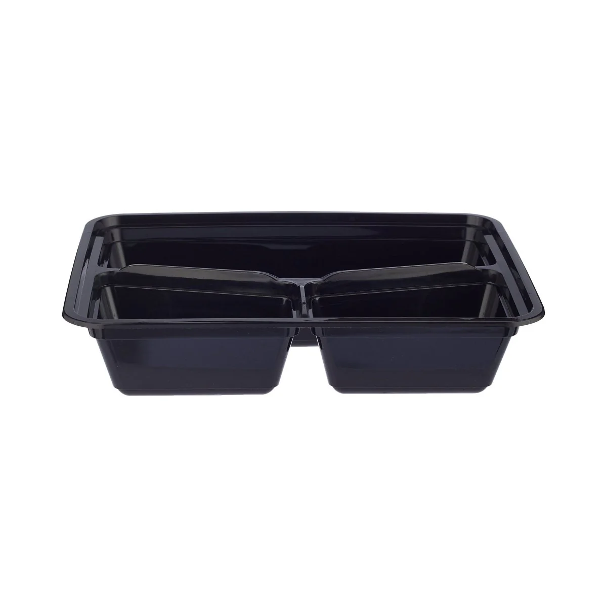 Heavy Duty Black Base Rectangular 3-Compartment Container 300 Pieces - Image 9