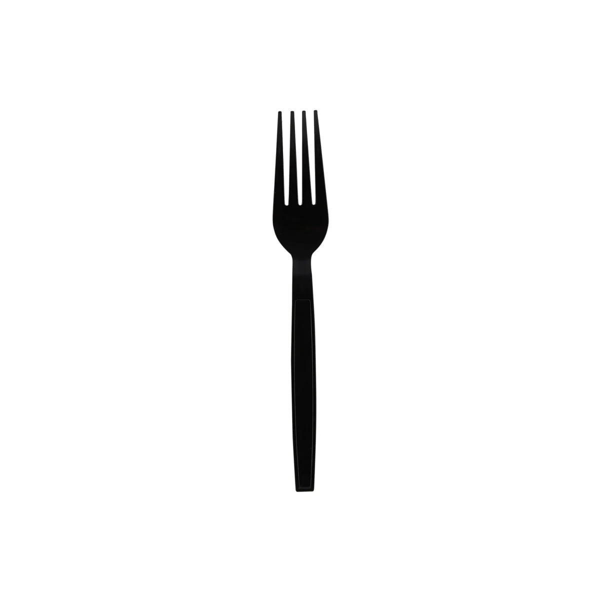 Heavy Duty Fork Black Plastic Individually Wrap 500 Pieces - Image 3