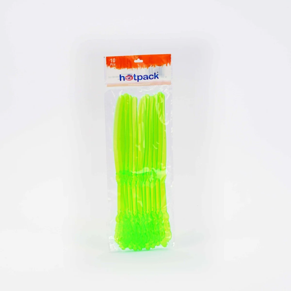 Heavy Duty Neon Plastic Knife 10 Pieces - Image 3