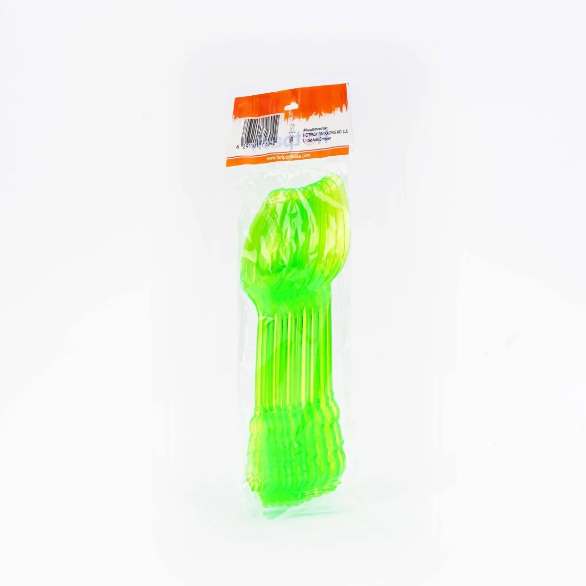 Heavy Duty Neon Plastic Spoon 10 Pieces - Image 3