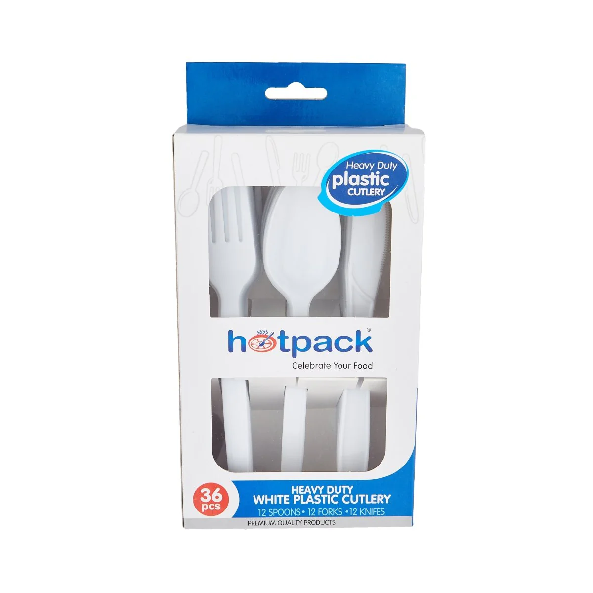 Heavy Duty Plastic Cutlery 12 Pieces Each - Image 8
