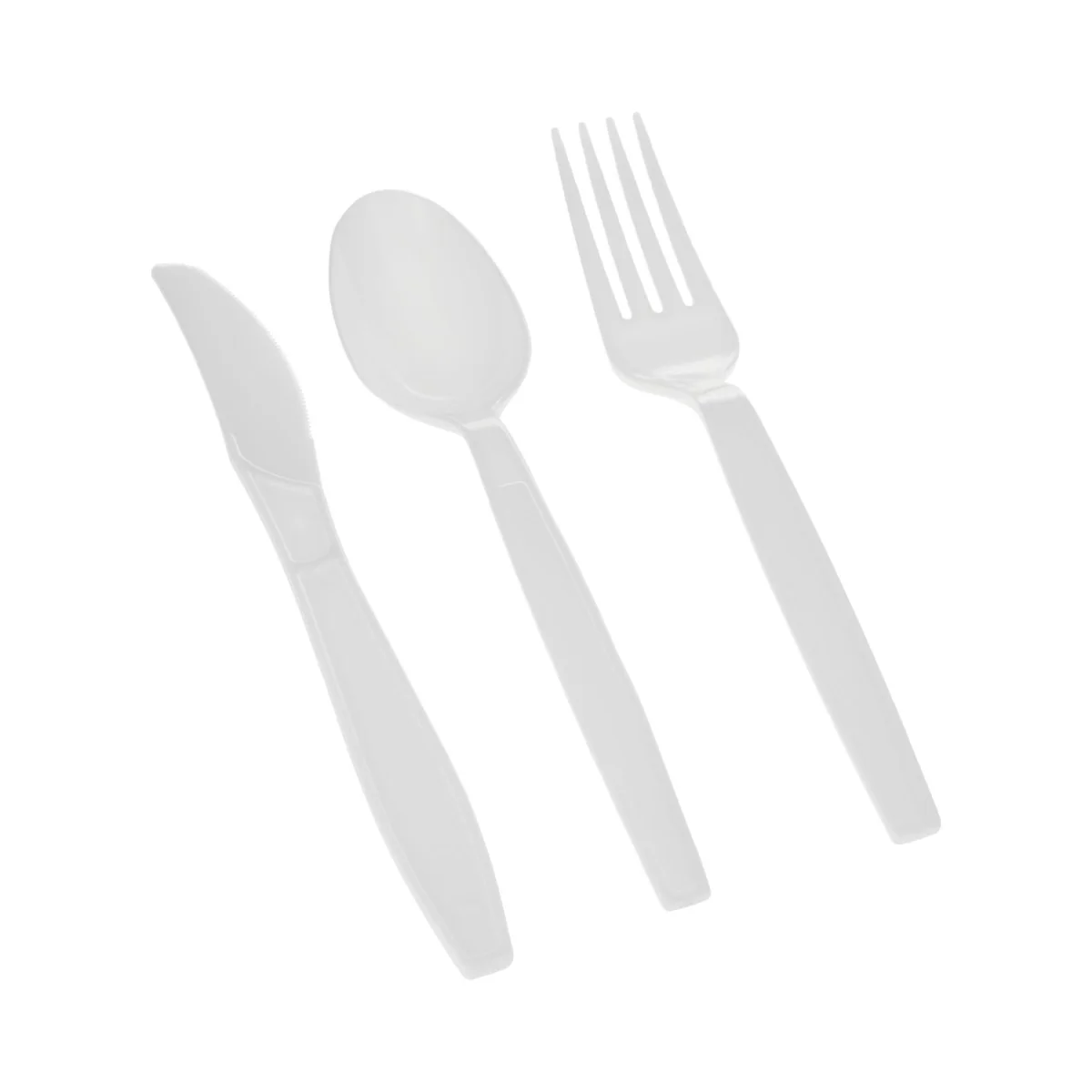 Heavy Duty Plastic Cutlery 12 Pieces Each - Image 9