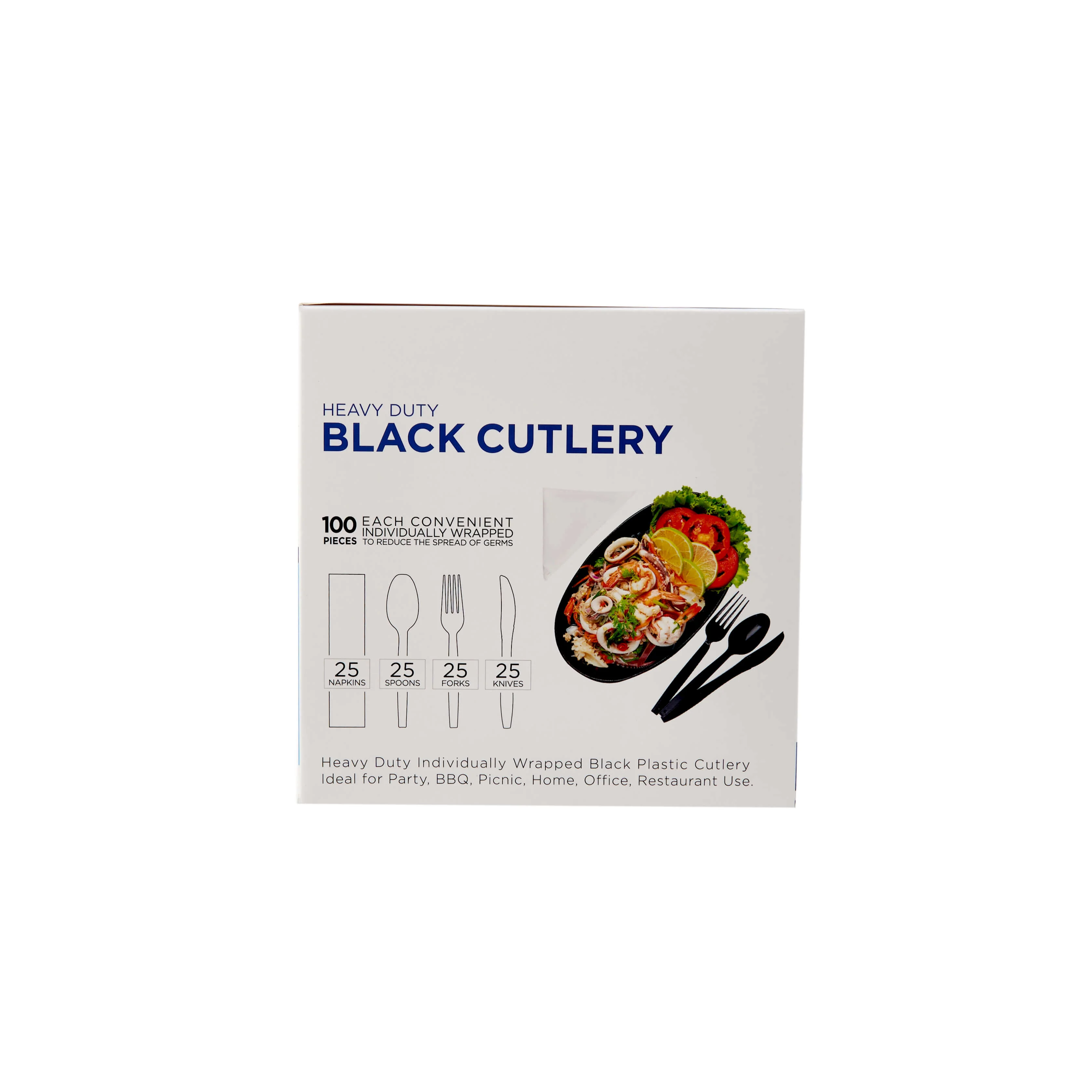 Heavy Duty Plastic Cutlery Set - Image 12