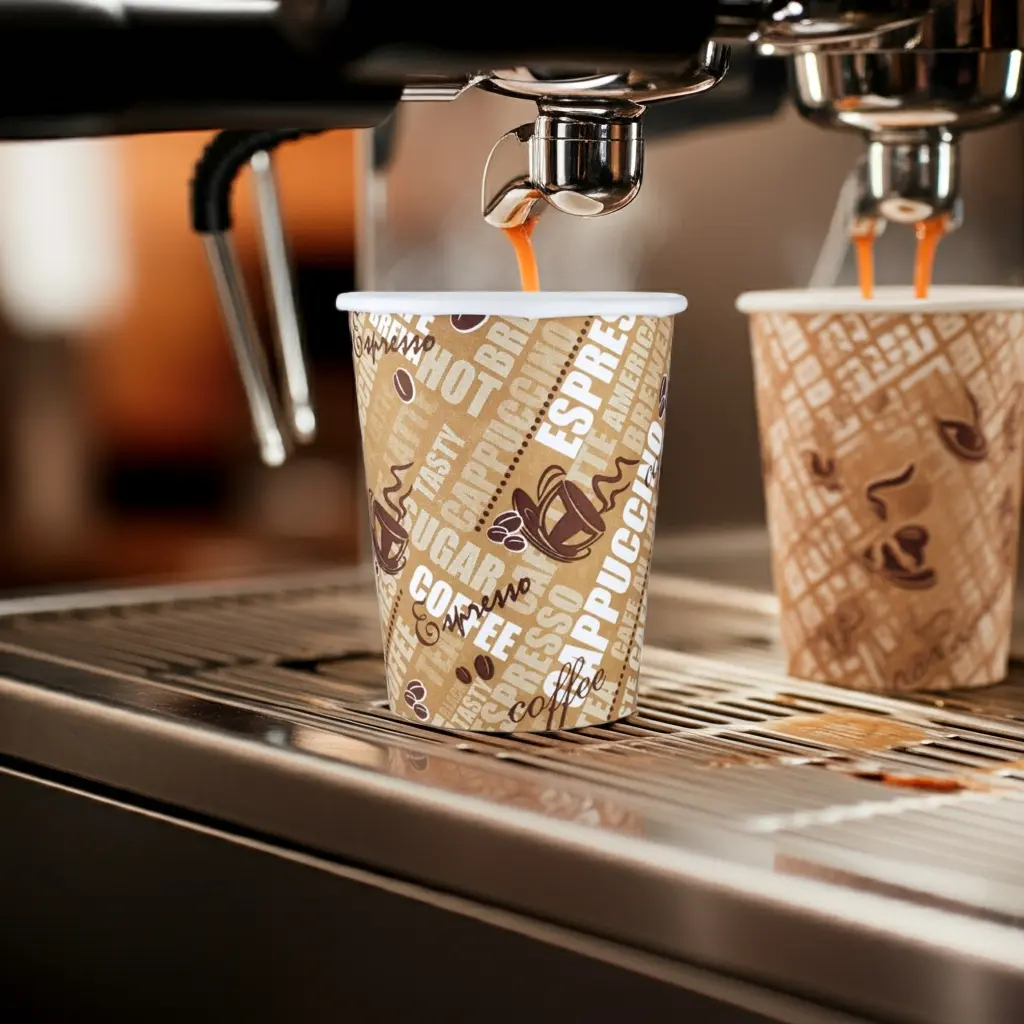 Heavy Duty Printed Single Wall Paper Cups - Image 2