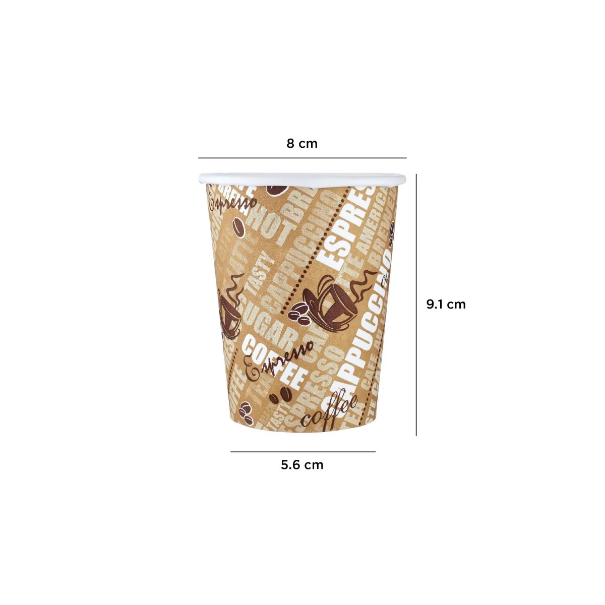 Heavy Duty Printed Single Wall Paper Cups - Image 4
