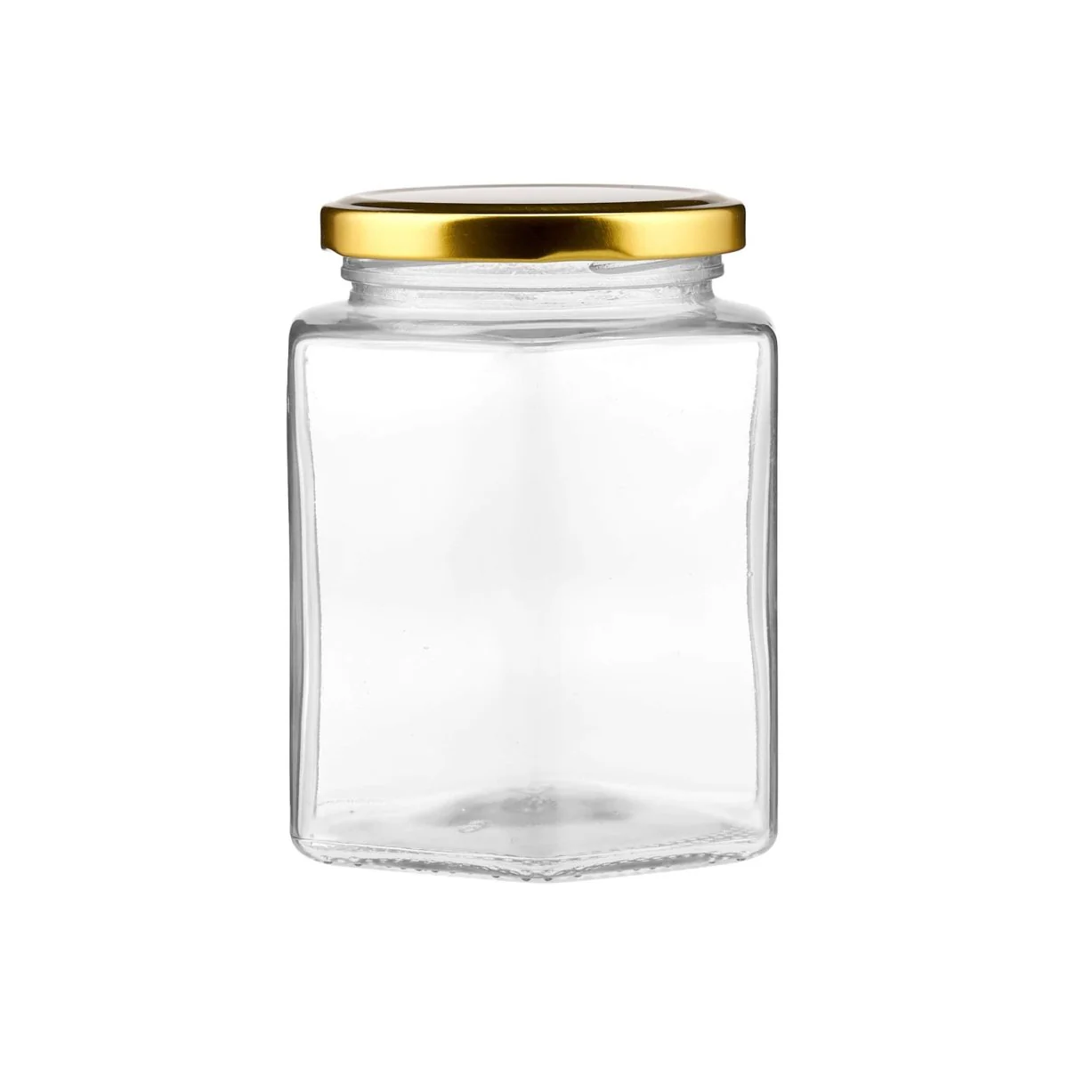 Hexagonal Glass Jar - Image 17
