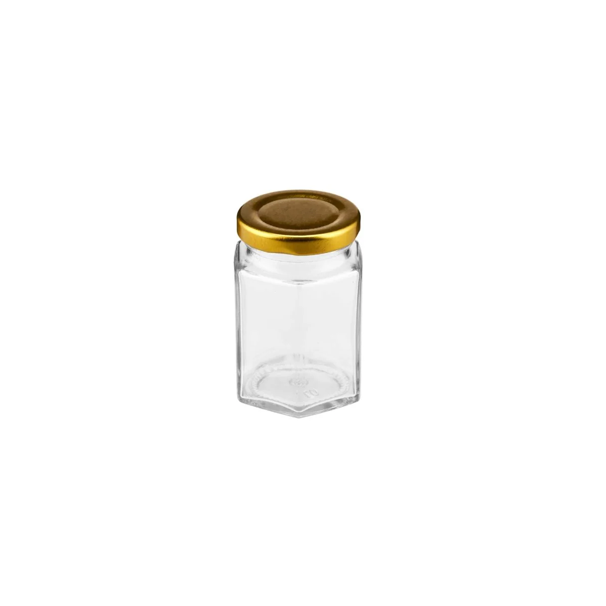 Hexagonal Glass Jar - Image 2