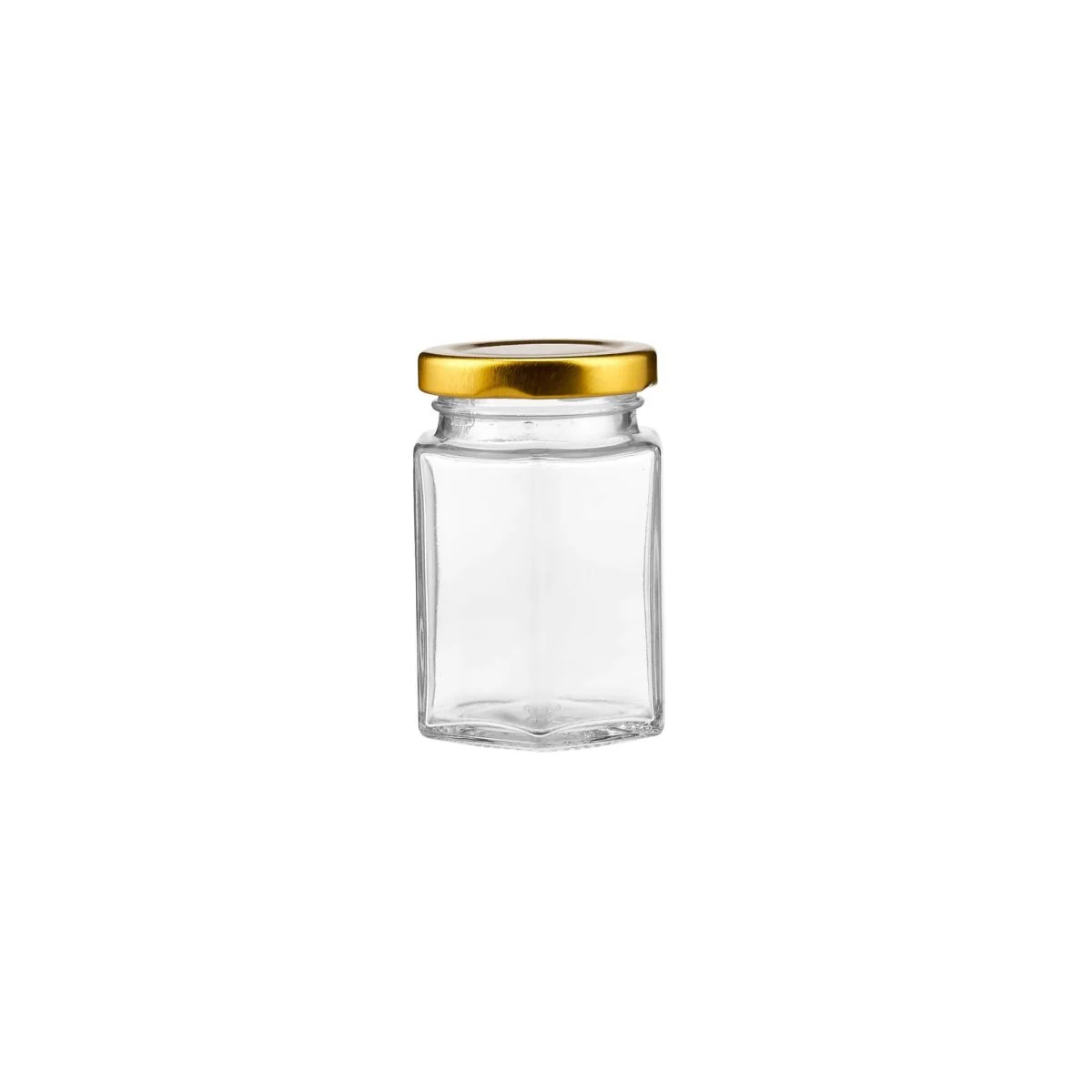 Hexagonal Glass Jar - Image 3