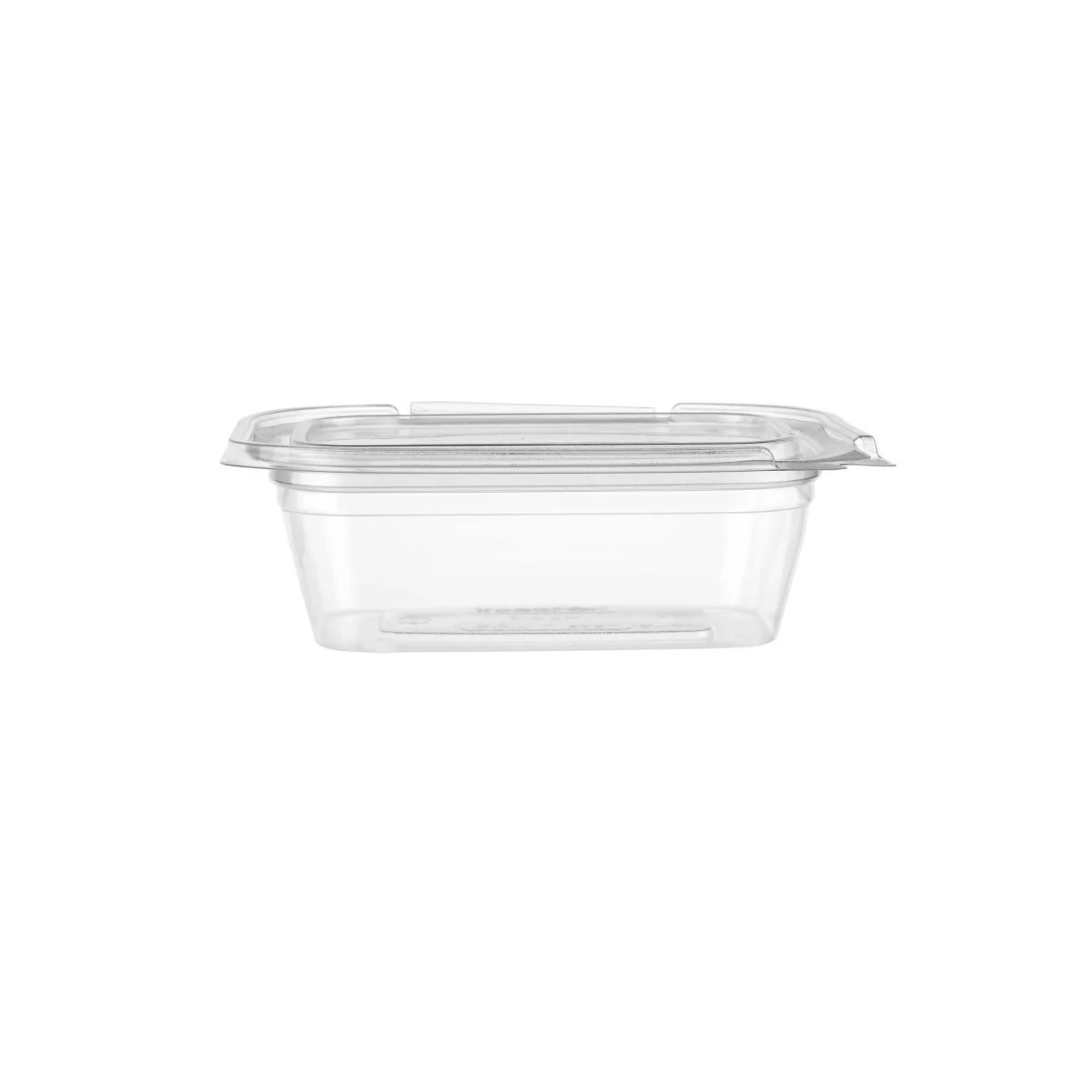 Hinged Square Deli Clear PET Container - Image 3