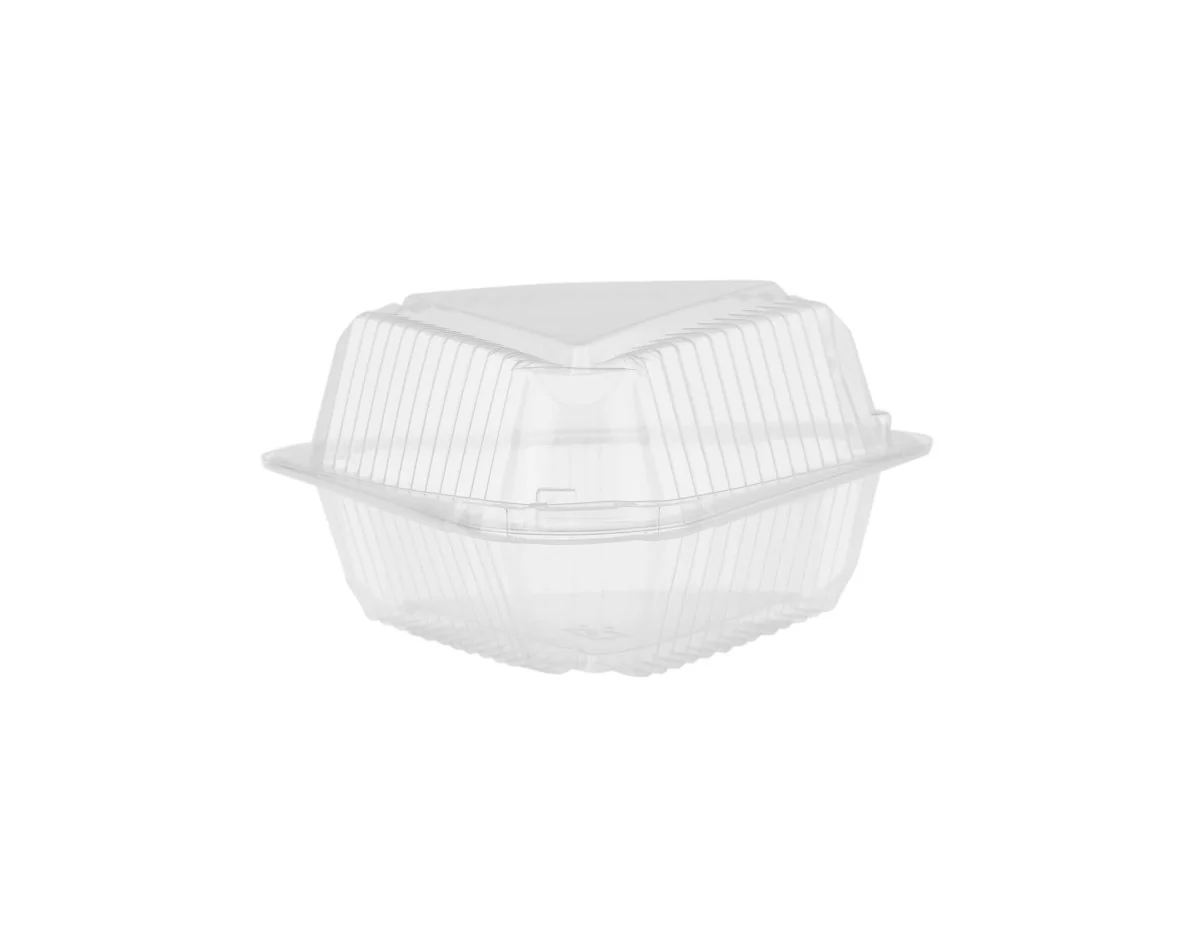 Hinged Triangle Clear Cake slice container - Image 3