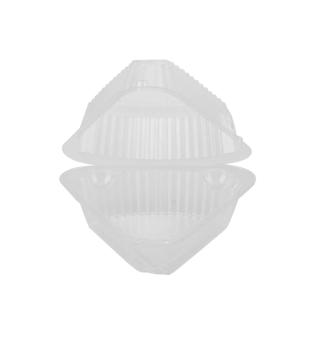 Hinged Triangle Clear Cake slice container - Image 4