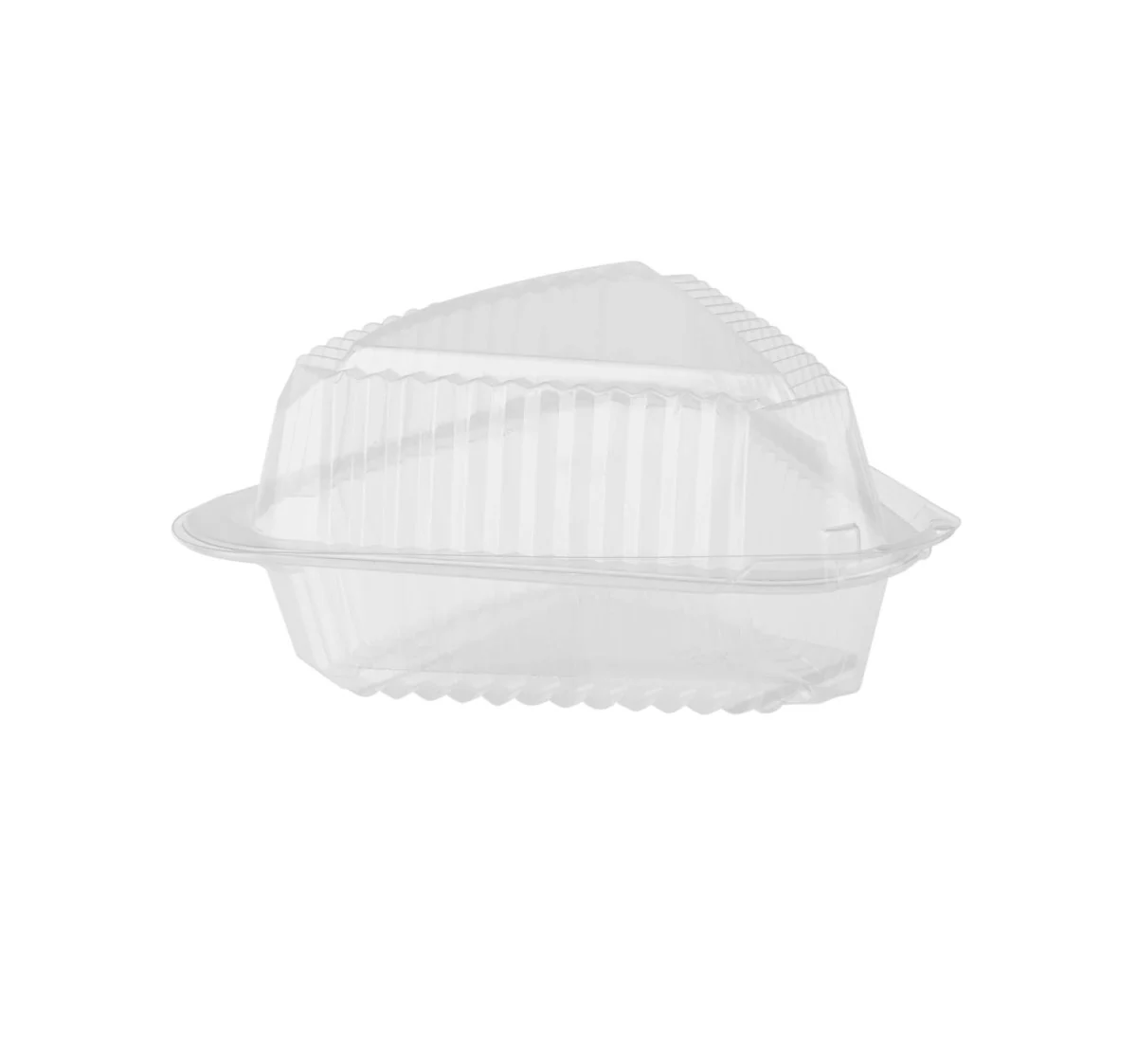 Hinged Triangle Clear Cake slice container - Image 5