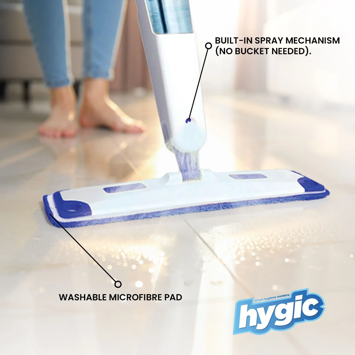 Hygic Spray Mop Set - Image 4