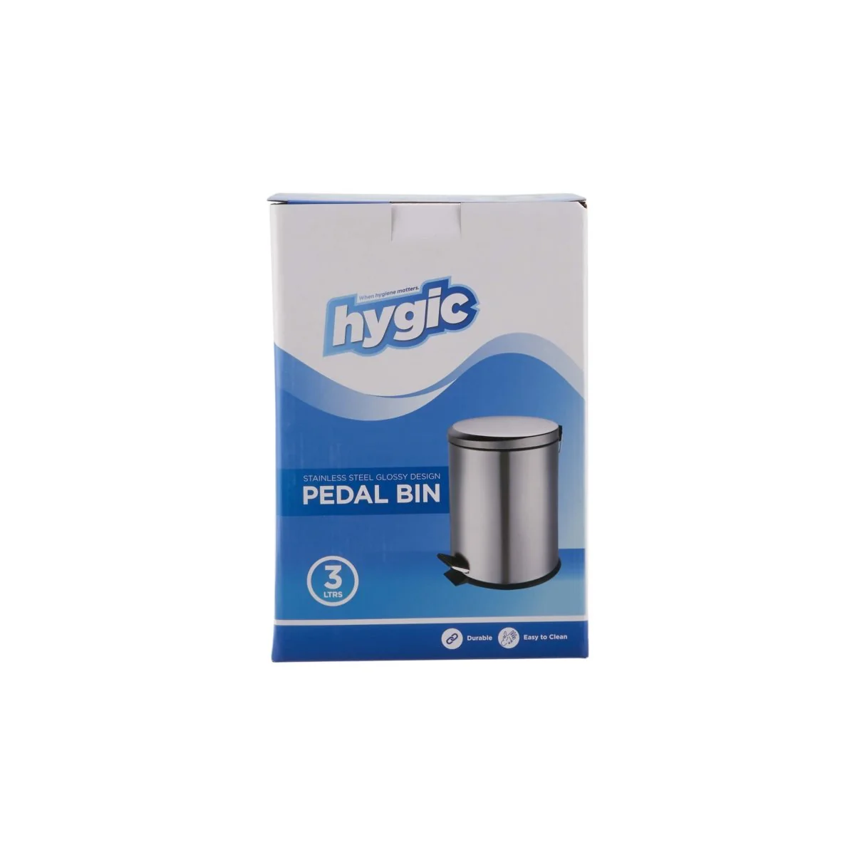 Hygic Stainless Steel Pedal Bin | Dust Bin