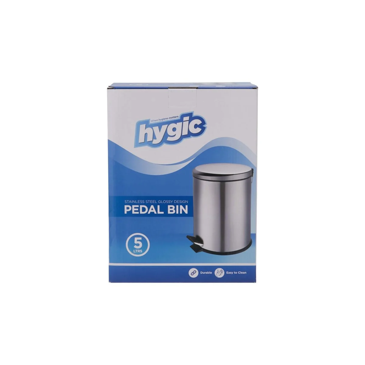 Hygic Stainless Steel Pedal Bin | Dust Bin - Image 11