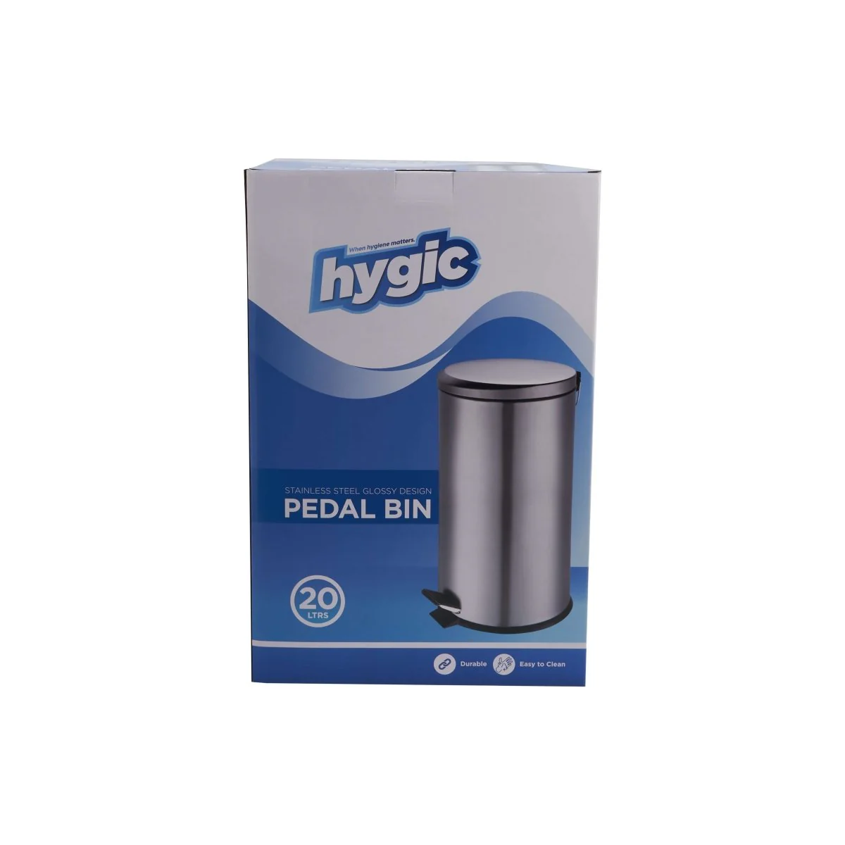 Hygic Stainless Steel Pedal Bin | Dust Bin - Image 29