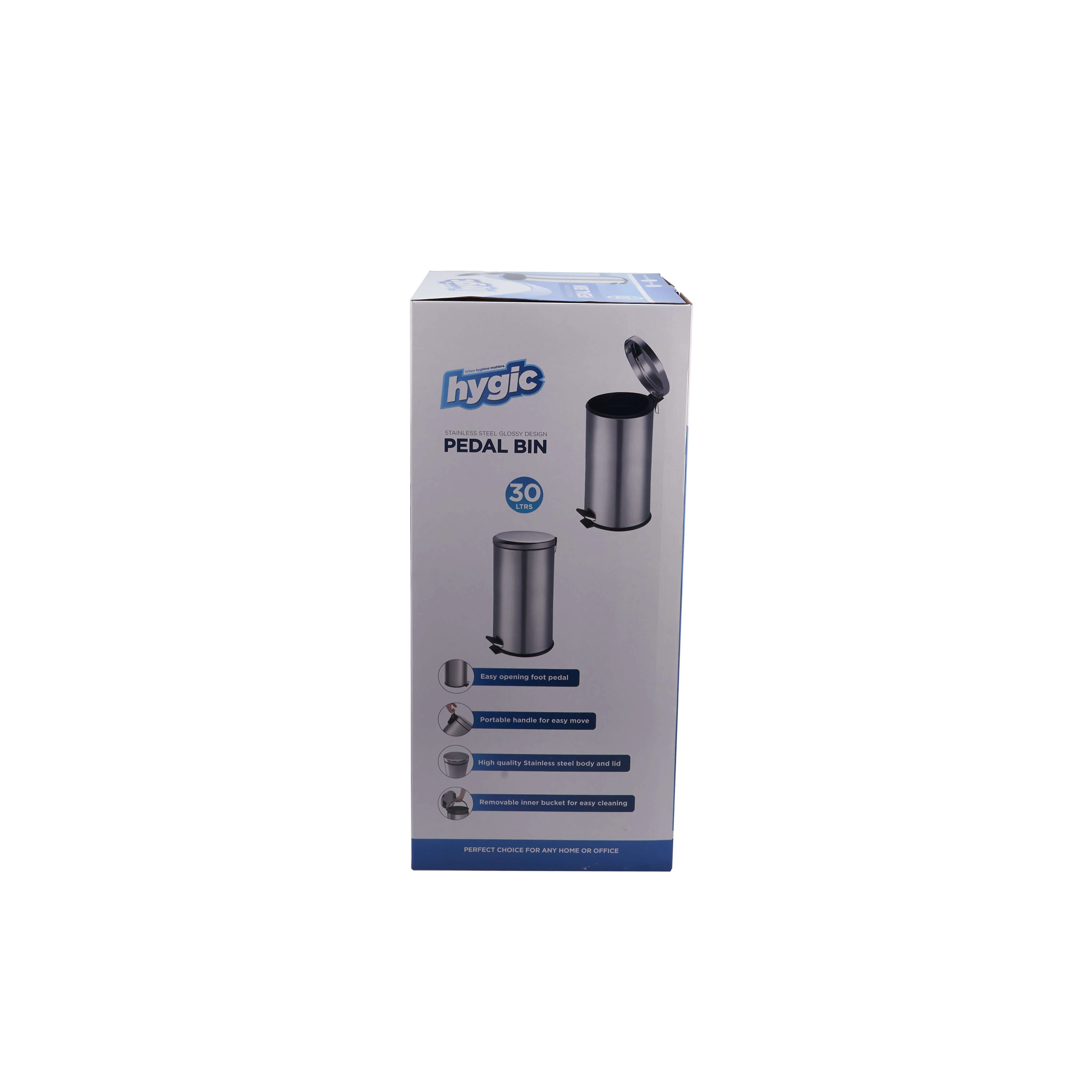 Hygic Stainless Steel Pedal Bin | Dust Bin - Image 45