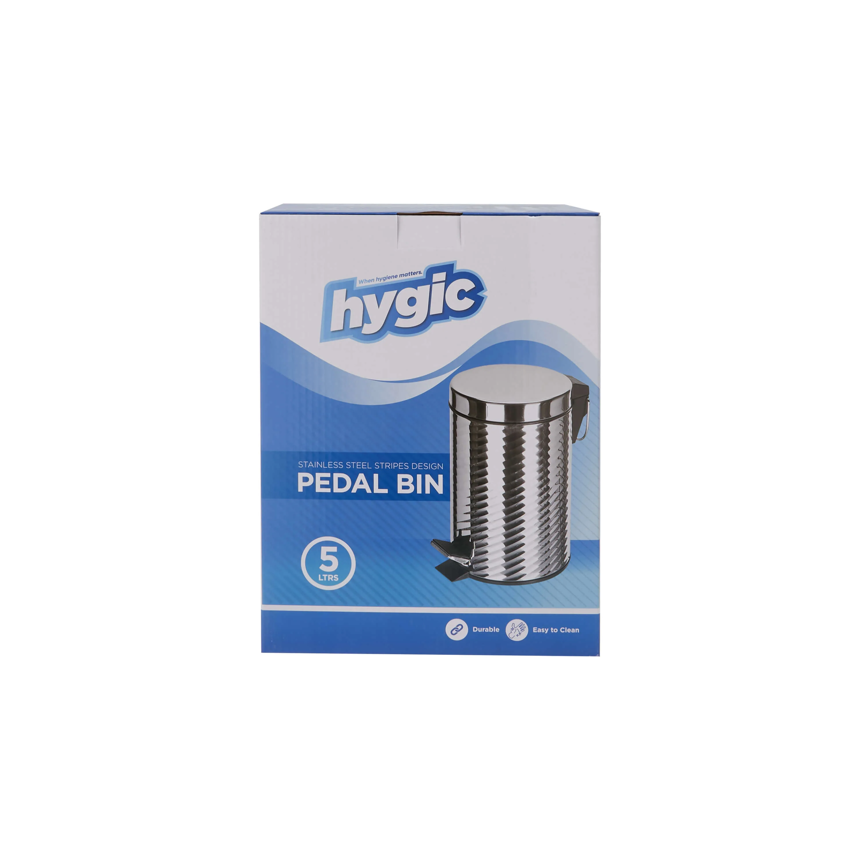Hygic Stainless Steel Pedal Bin | Dust Bin - Image 55