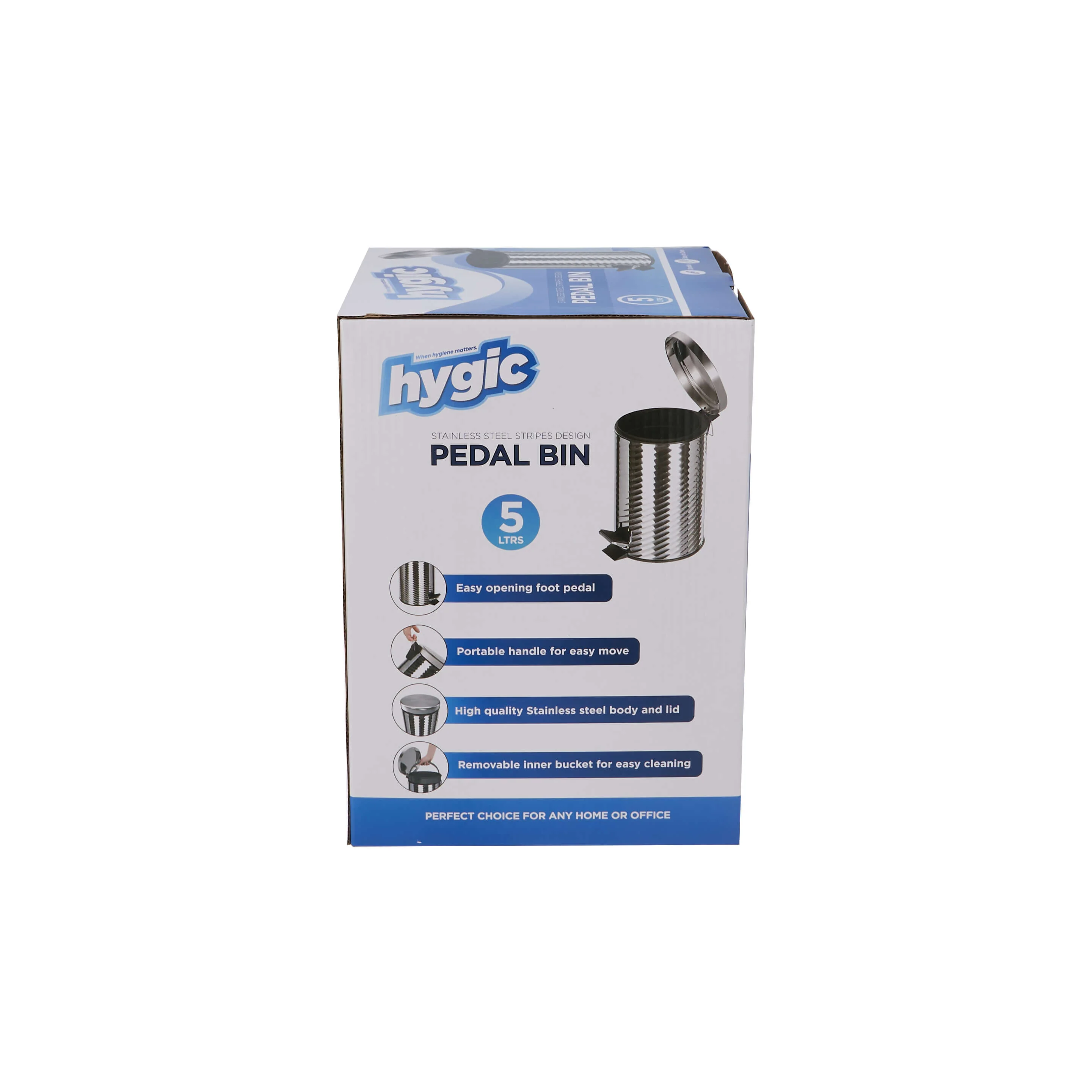 Hygic Stainless Steel Pedal Bin | Dust Bin - Image 62