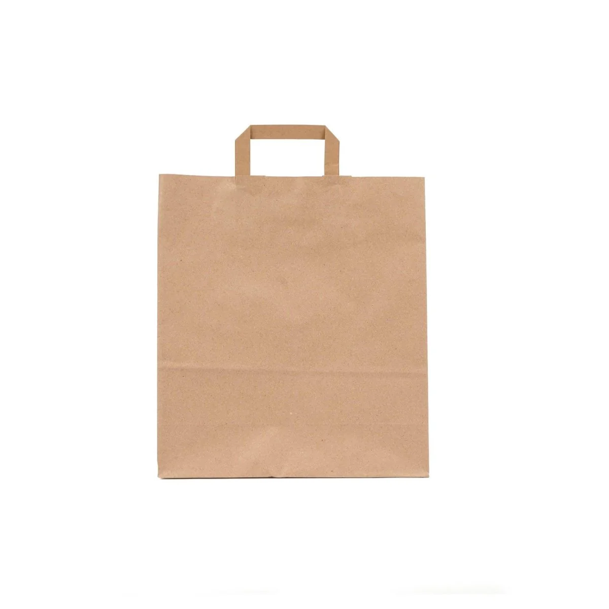 Kraft Brown Paper Bag Flat Handle 32x12x35 cm - Image 3