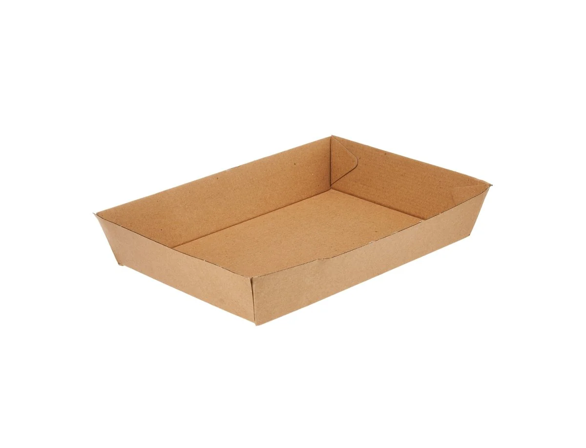 Kraft Flute Boat Tray - Image 5