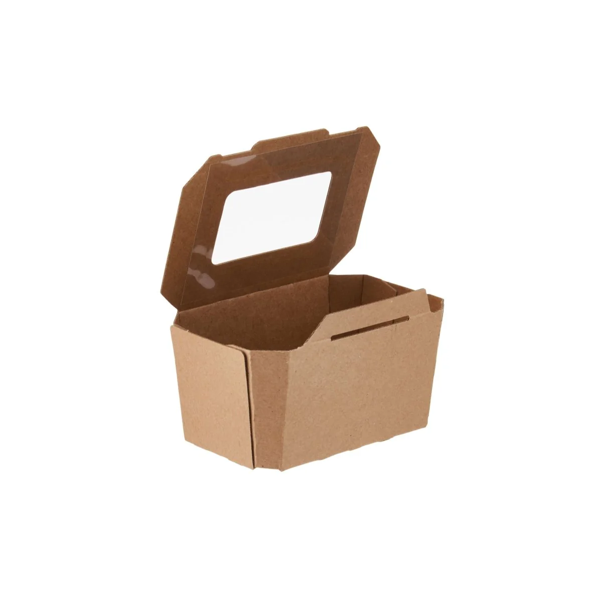 Kraft Flute Punnet Container With Window - Image 11