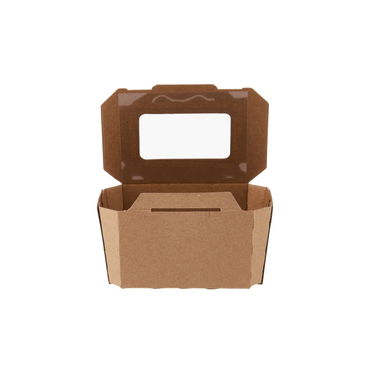 Kraft Flute Punnet Container With Window - Image 12