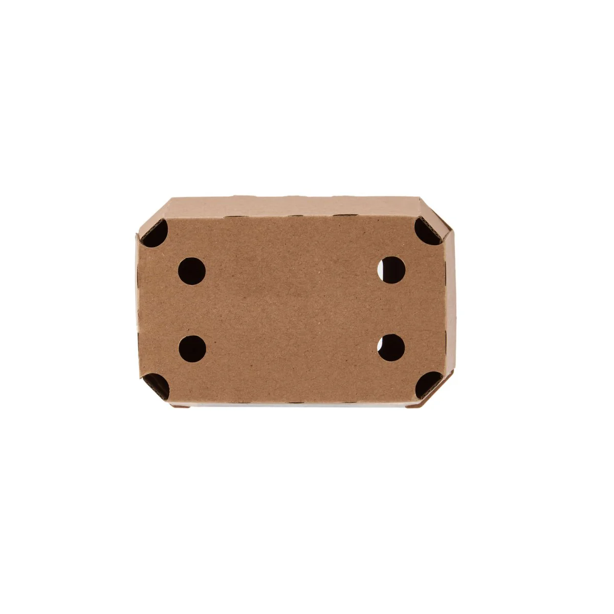 Kraft Flute Punnet Container With Window - Image 14