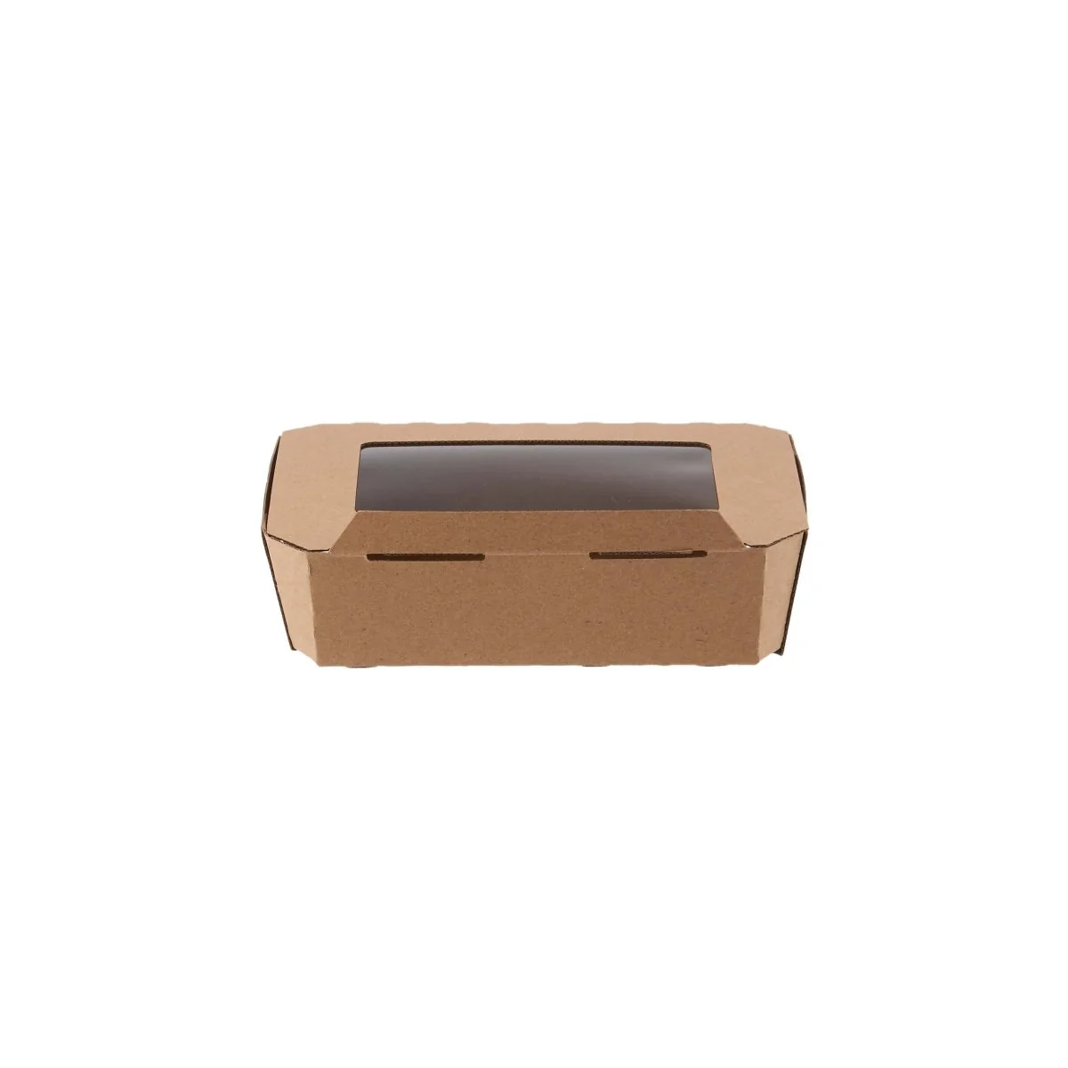 Kraft Flute Punnet Container With Window - Image 16