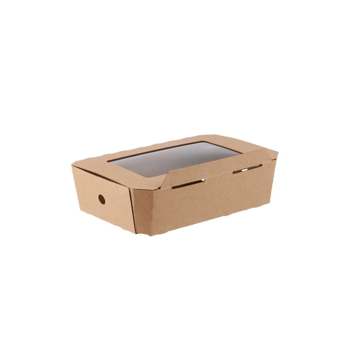 Kraft Flute Punnet Container With Window - Image 17