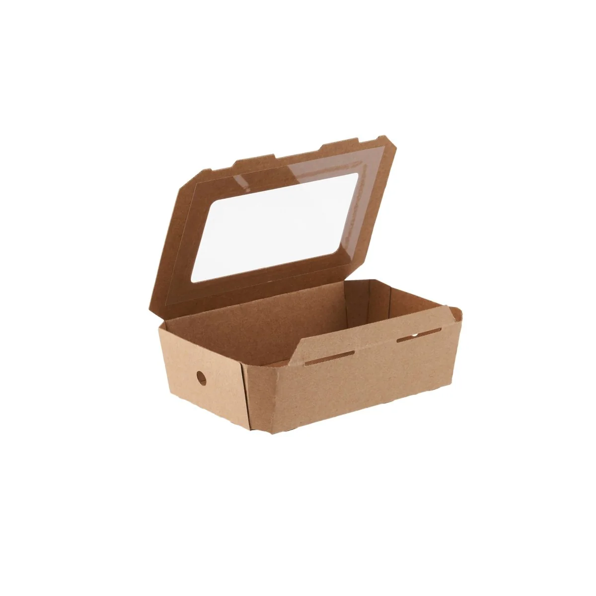 Kraft Flute Punnet Container With Window - Image 19